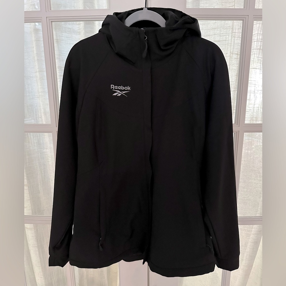 Reebox Super Soft Women’s Black Woven Lightweight Jacket